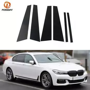 Стойки автомобиля, молдинг, накладка, украшение для BMW 7 серии G11 G12 730i 730Li 740i 2016-2022, отделка окна BC, наклейки на колонну