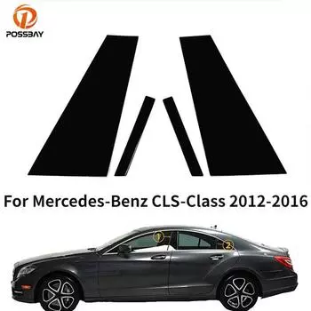 Стойки автомобиля, украшения, стиль, накладка на окно, наклейки для Mercedes-Benz CLS-Class 2012-2016