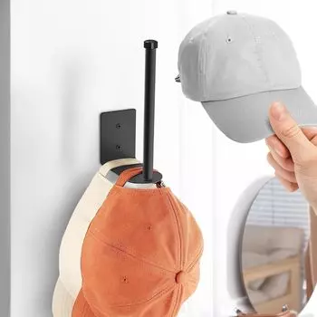 Стойки для бейсболок из нержавеющей стали, органайзер для шляп, держатель для шляп, органайзер для хранения, вешалка для шляп, самоклеящаяся настенная вешалка для двери