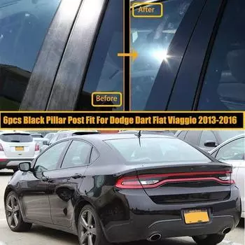 Стойки на дверные стойки автомобиля для Fiat Viaggio Dodge Dart 2013 2014 2015 2016, накладка на окно, наклейки на колонку BC
