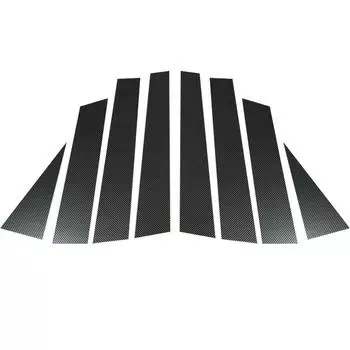 Стойки на дверные стойки автомобиля из углеродного волокна, подходят для Nissan X-Tail/Rogue 2014-2021, накладка на окно, наклейка на колонку BC