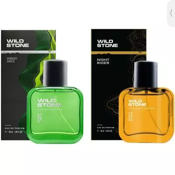 Стойкие духи для мужчин Wild Stone Forest Spice and Night Rider, упаковка из 2 шт. (по 30мл каждый) 30 ml