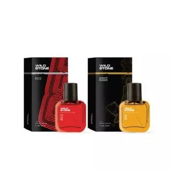 Стойкие духи Wild Stone Night Rider и Red для мужчин, упаковка из 2 шт. (по 30мл каждый)