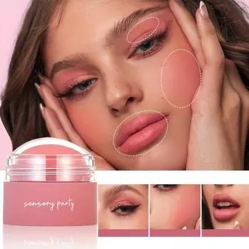 Стойкий 6 шт., 1 шт., оттенок для щек и губ — легкий и увлажняющий румянец для макияжа Glow Color Bounce 01