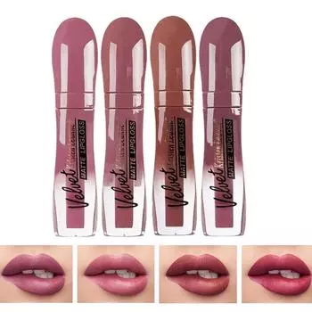 Стойкий матовый блеск для губ, помада с антипригарным покрытием, водостойкий макияж губ 01#