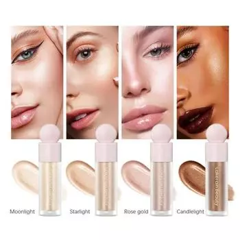 Стойкий трехмерный эффект, осветление лица, румяна, контуринг тела, блестящая жидкость для женщин B