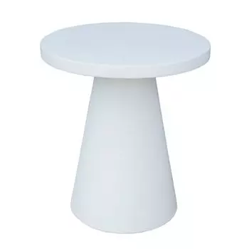 Стол Bacoli Белый цементный стол 45 x 45 x 50 см