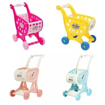 Стол для игрушек кукольный домик тележка для покупок кукольный домик пластиковый фото реквизит модель портативный игровой стол для ребенка