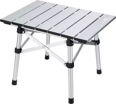 Стол для кемпинга AVOFOREST Стол для отдыха на природе из алюминия Компактный, простой в сборке, легкий, грузоподъемность 50 кг Включает специальную сумку для хранения, складной, рулонный