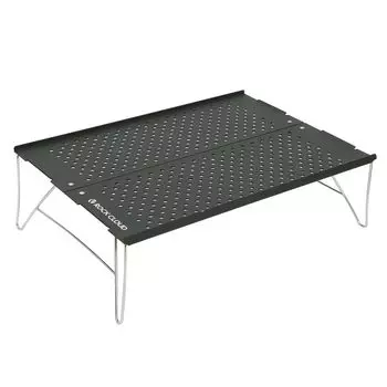 Стол для кемпинга ROCK CLOUD со встроенной столешницей, сверхлегкий, с низкой грузоподъемностью, сумка для хранения в одиночку, в комплекте доска, стол, 15 кг, складной, чёрный