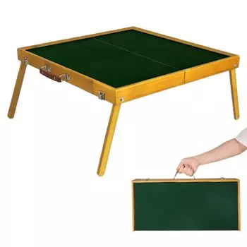 Стол для маджонга Складной коврик для маджонга Набор для маджонга Складной стол для маджонга Переносная подставка для плиток Коврик для маджонга Коврик для маджонга Складной вашизу-маджонг зелёный