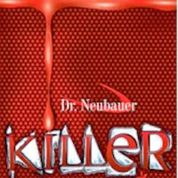 Стол для настольного тенниса JUIC Soft Rubber Killer Red Thickness 1132 Dr.Neubauer (РД) 1.5mm красный