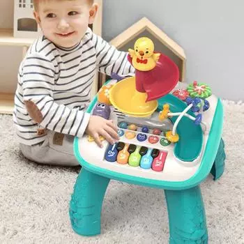 Стол для раннего образования, 5 клавиш, пианино, шар, слайд, музыкальные инструменты, обучение малышей, стоя