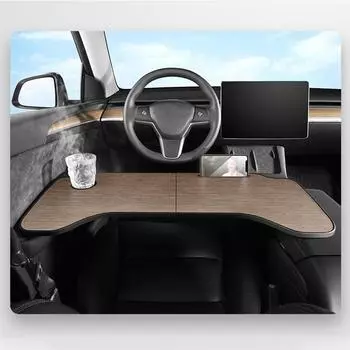 Стол для Tesla Model Y 3 Автомобильный руль Доска для ноутбука Складной настольный держатель для еды и напитков Поднос