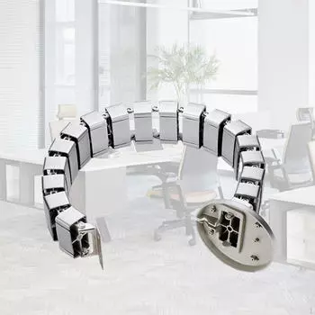 Стол для управления кабелями, стол для прокладки кабелей, простая установка по высоте белый