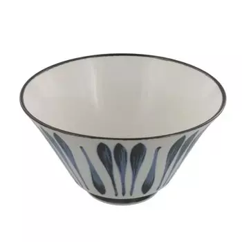 Стол EAST Donburi Fudejukusa Trapezoid 16.5 см EAST Original Navy Blue Миска Made in Japan Японская столовая посуда Можно мыть в посудомоечной машине Можно использовать в микроволновой печи 23-003-01