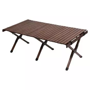 Стол Hilander Bamboo Roll Top 120 темно-коричневый темно-коричневого