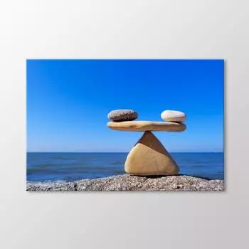 Стол из гальки