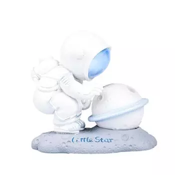 Стол Непрямой Прикроватный Легкий для Глаз [Queen-b] Свет, Астронавт, Луна, Ночь, Освещение, Дети, Стильный, Интерьер, Стол, Настольный, Лампа, Освещение,