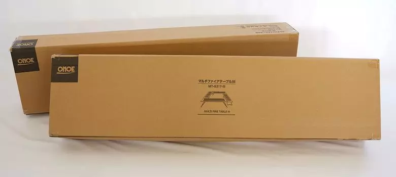 Стол Onoe Seisakusho III можно использовать вокруг барбекю, он оснащен специальным соединением для совместного костра BBQ, группового лагеря. (ОНОЭ) 2-х юнитовый многоствольный G-MT-8317-III