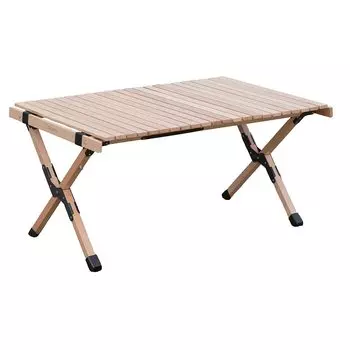 Стол Woodi Roll Table для кемпинга, деревянный стол Roll Table, складной уличный стол S more (90см)