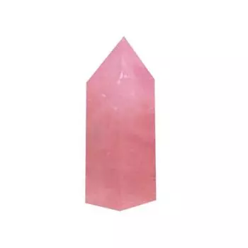 Столб из розового кварца, нежная ручная работа, изысканная тонкая работа, компактная палочка из искусственного хрусталя, декор для дома 1 розовый