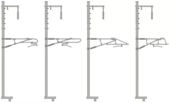 Столб контактной сети TOMIX N Gauge Single Line Shinkansen Type 24 шт. Набор 3280 Диорама Принадлежности