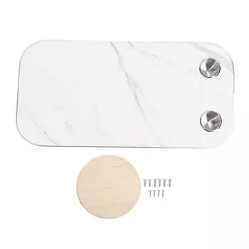 Столешница для автофургона 800 X 400 мм с 2 подстаканниками, съемная столешница из алюминиевого сплава для яхты, лодки D