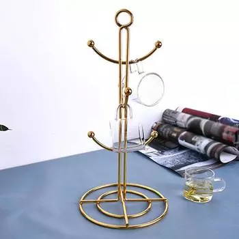 Столешница для кружек, сушилка для кофейных чашек на 6 крючков, кухонная подставка для кофейных кружек, подставка для чайных чашек, Shelves only