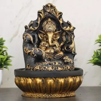 Столешница из полирезины, комнатный/уличный водопадный фонтан со светодиодной подсветкой, домашний декор, украшение, подарочные товары