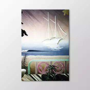 Столик для парусника на пляже