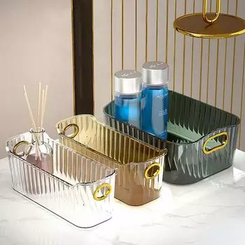 Столик для ухода за кожей, косметический органайзер, ящик для хранения косметики, настольный парфюм, ювелирные изделия, губные помады, контейнер для разной мелочи, органайзер для душа