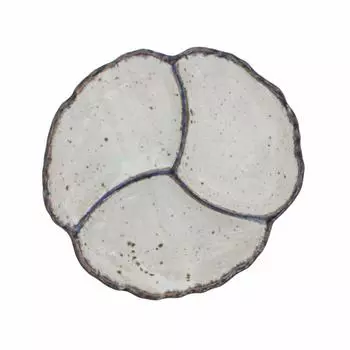 Столовая посуда East 3-разделительная тарелка 20,5 см в форме цветка, разделительная тарелка с проникновением, японская столовая посуда