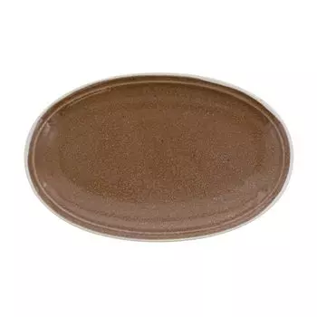 Столовая посуда East Oval Plate 22см Nature Cinnamon
