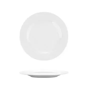 Столовая посуда Круглая меламиновая белая тарелка, устойчивая к падениям, небьющаяся, белая, диск, имитация фарфора, прочная, обеденная тарелка, десерт 6 In
