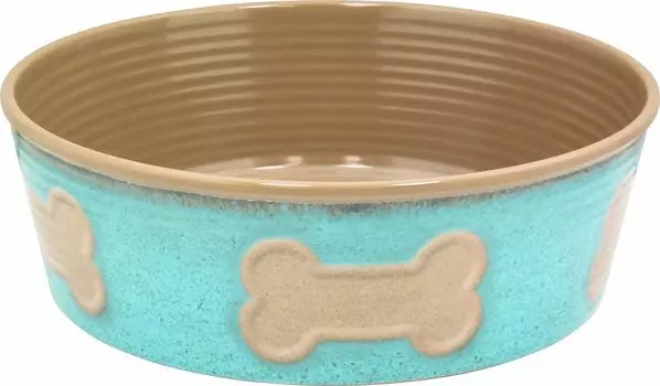 Столовая посуда Tar Hong Dog Миска Tar Hong бирюзового цвета, размер L бирюзовый зеленый