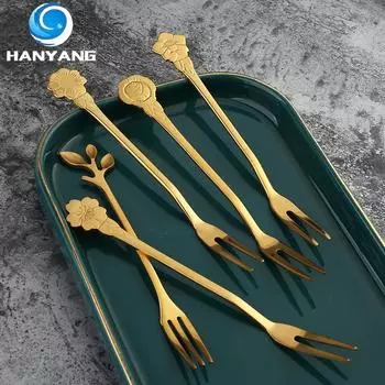 Столовые приборы HANYANG 304 из нержавеющей стали, принадлежности для семейного отеля, вилка, столовые приборы в западном стиле