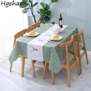 Столовые приборы водонепроницаемые и маслостойкие, симпатичные, портативные, стильные, ветрозащитные, не требующие стирки, высококачественные, легкие, роскошные, из ПВХ, кофейной ткани, простые 90*137cm