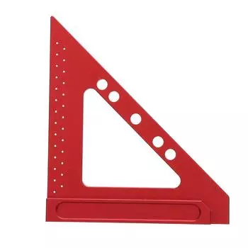 Столярный угольник из алюминиевого сплава, треугольный, с отверстиями для разметки, для класса, мастерской, офиса