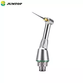 Стоматологическая 16:1 наконечник с угловой головкой и кнопочным патроном для эндодонтического лечения серебряный