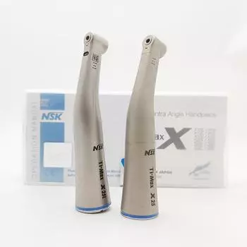 Стоматологическая 1:1 увеличивающее синее кольцо против углового низкоскоростного наконечника с оптическим волокном X25L, подходит для стоматологического микромотора NSK