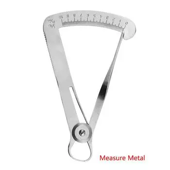Стоматологическая измерительная линейка, металлический толщиномер, штангенциркуль из нержавеющей стали