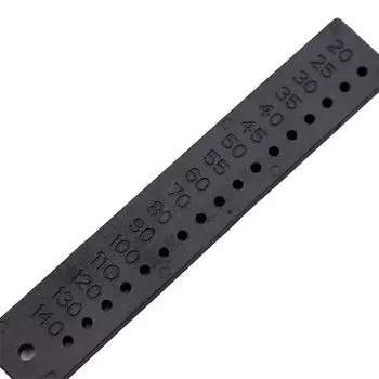 Стоматологическая измерительная линейкаГуттаперчевая точка для измерения корневых каналов, черная