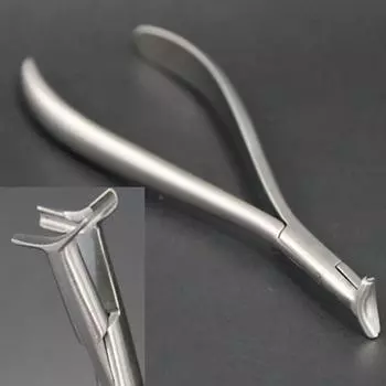 Стоматологическая орто-лингвальная дуга с длинной ручкой, NiTi, плоскогубцы с зазубренным кончиком, стоматологический инструмент для изгиба проволоки, инструмент для стоматолога 1 piece