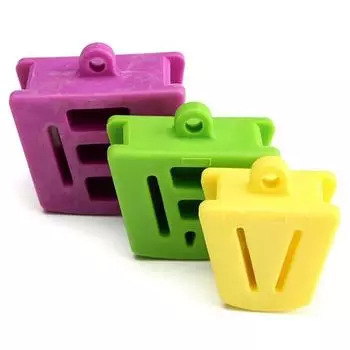 Стоматологическая открывалка для рта, окклюзионная накладка для зубов, опора для прикуса, резиновый ретрактор L/M/S