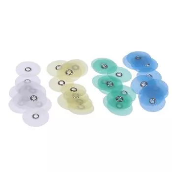 Стоматологическая полировка Полировальные диски Универсальная оправка с металлической втулкой Стоматологические материалы 40pcs разноцветный