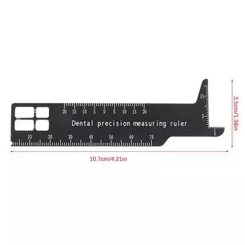 Стоматологическая прецизионная измерительная линейка, медицинский инструмент для фотографии и стоматологии