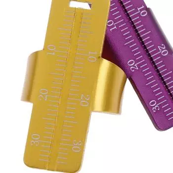 Стоматологические эндодонтические линейки для пальцев, измерительная шкала, эндодонтические стоматологические инструменты, кольцо фиолетовый