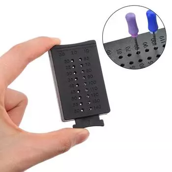 Стоматологические инструменты Эндо линейки Гуттаперчевый резак Измерительная линейка Шкала измерения диапазона Эндодонтия ONE SIZE