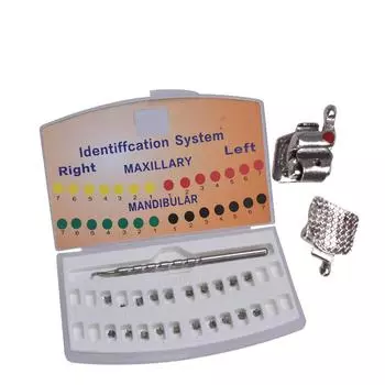 Стоматологические материалы Ханчжоу металлический самоблокирующийся кронштейн прямой проволочный кронштейн стоматологический ортодонтический кронштейн mbtroth345 крючок